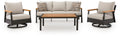 Carmel Highlands - Sofa, Chairs, Table Set (Set of 4) - Dark Brown - Stylish Home Furniture