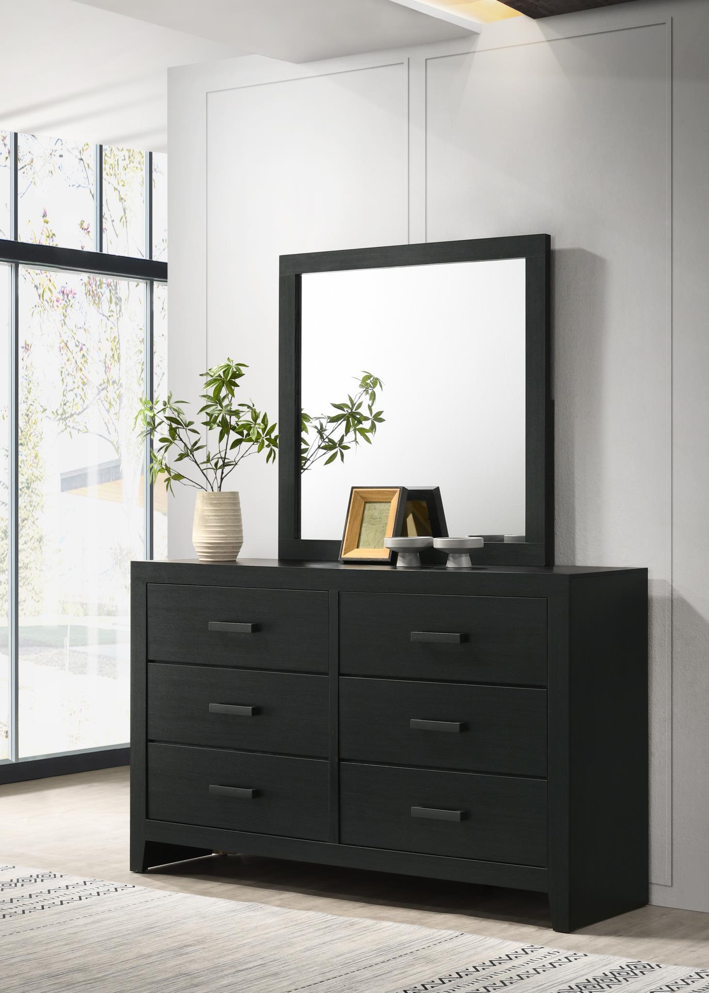 B525 - Dresser - Black - Stylish Home Furniture