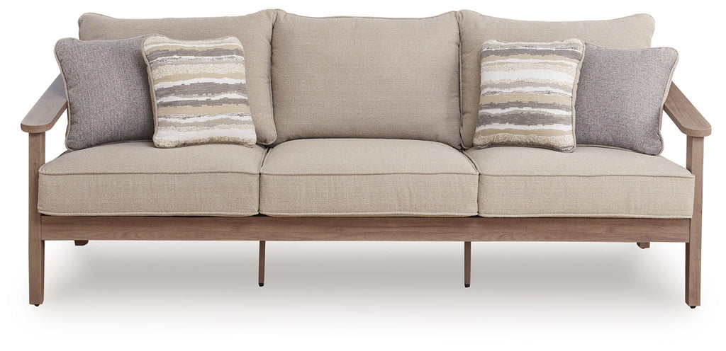Harmony Headlands - Sofa With Cushion - Natural / Gray - Stylish Home Furniture