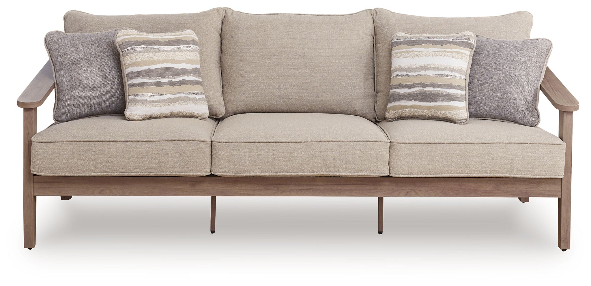 Harmony Headlands - Sofa With Cushion - Natural / Gray - Stylish Home Furniture