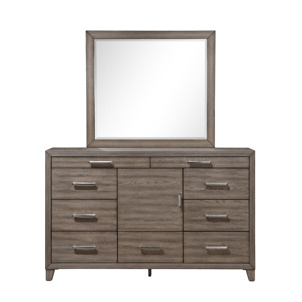 Harrisburg - Mirror - Walnut - Stylish Home Furniture