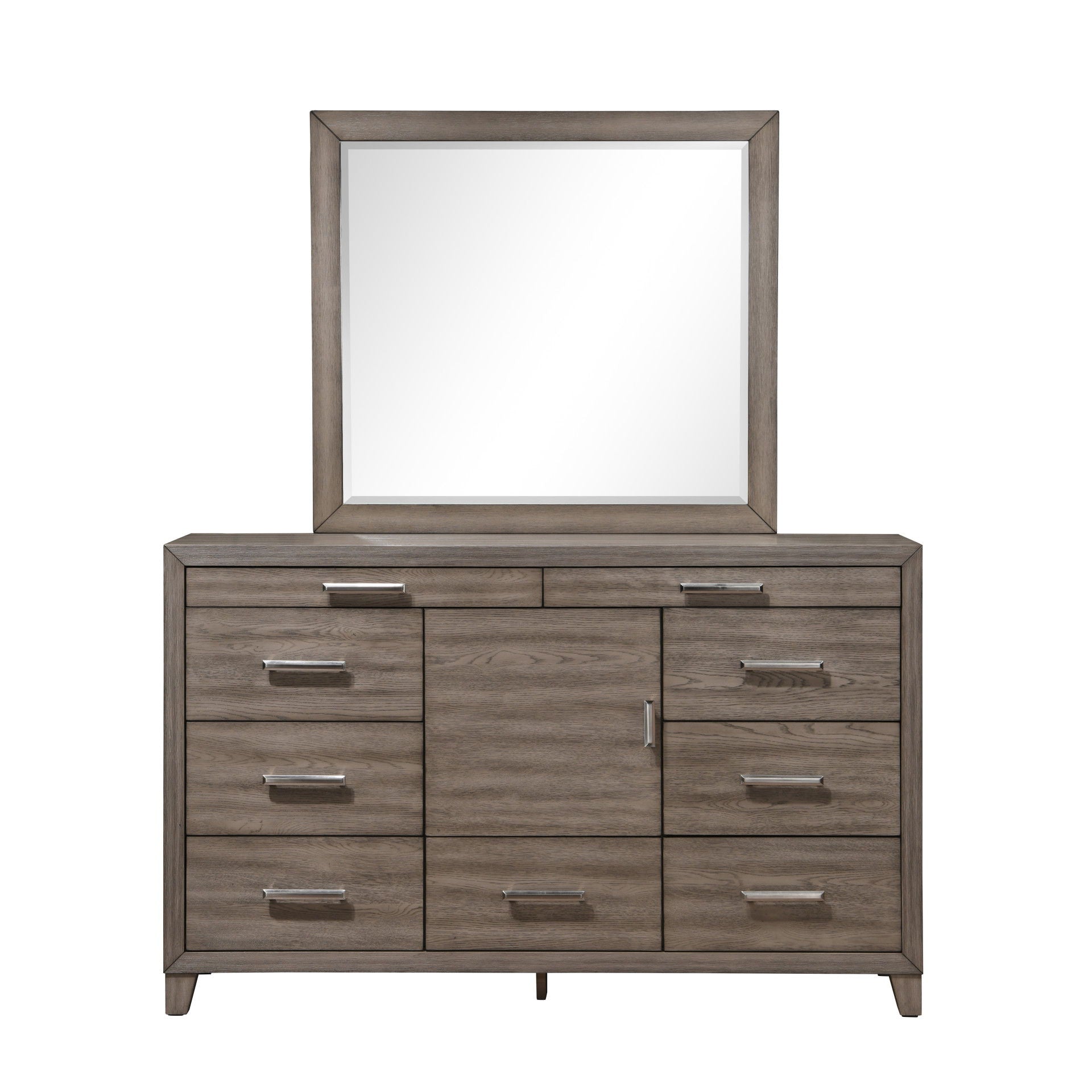 Harrisburg - Mirror - Walnut - Stylish Home Furniture