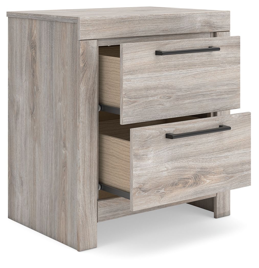 Broachmyn - Two Drawer Night Stand - Stylish Home Furniture