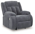 Observation - Power Rocker Recliner - Steel - Stylish Home Furniture