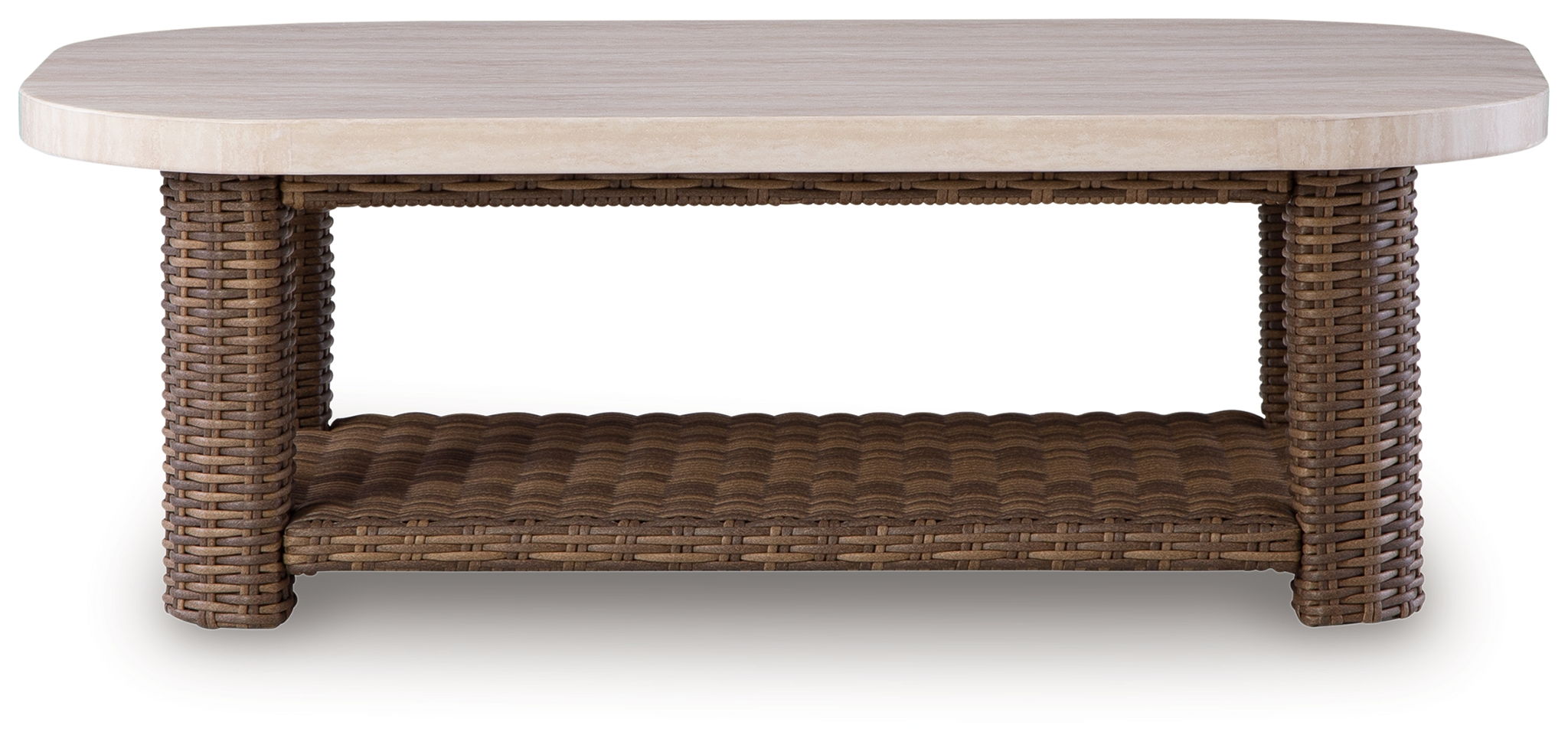 Dolan Creek - Rectangular Cocktail Table - Beige / Brown - Stylish Home Furniture