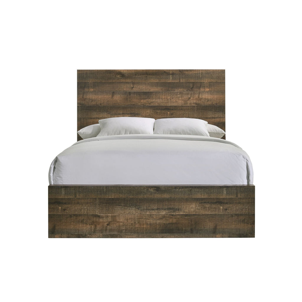 Bailey - Drift King Panel Bed - Walnut - Stylish Home Furniture