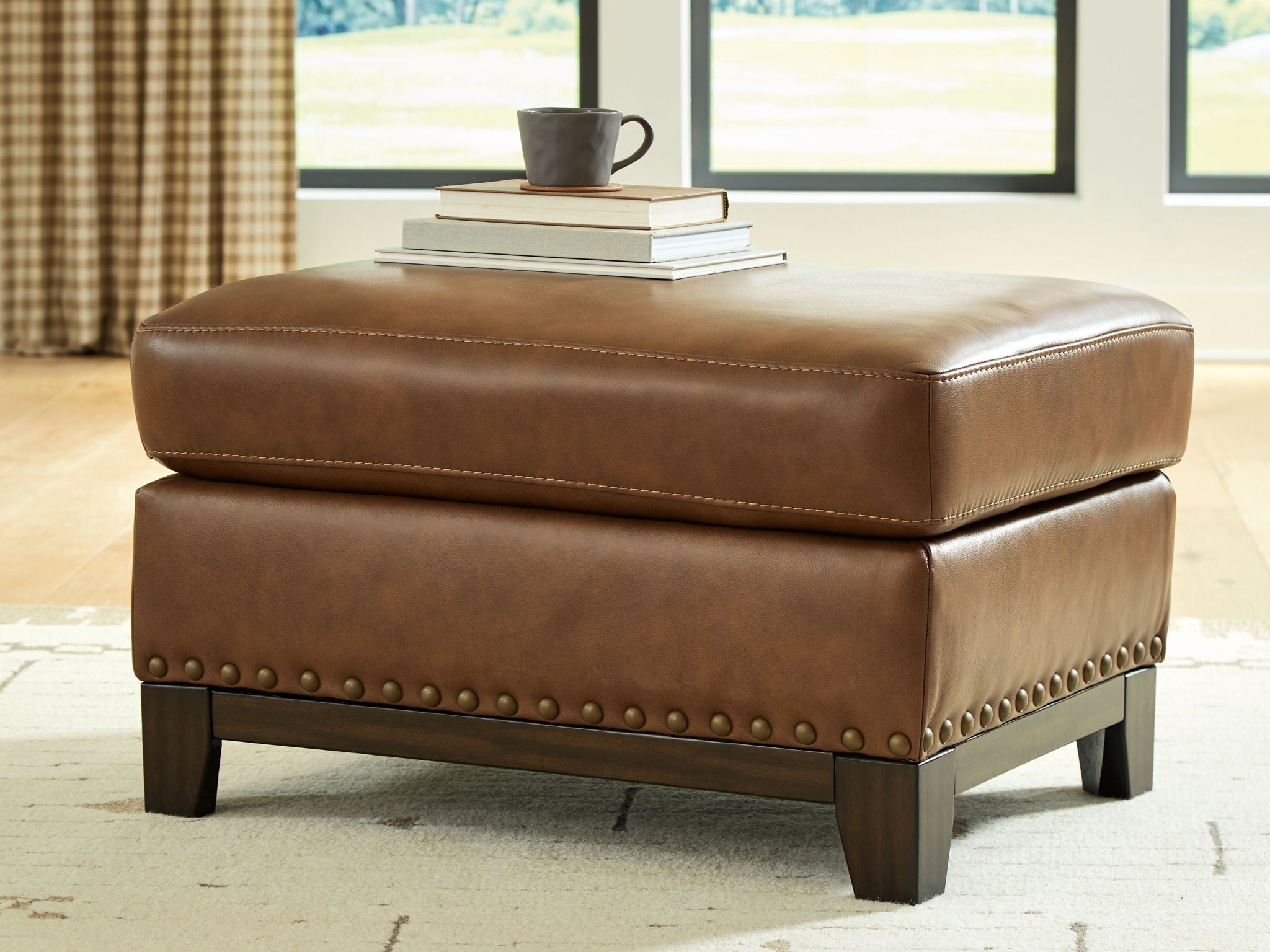 Saonara - Ottoman - Amber - Stylish Home Furniture