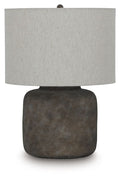 Zandophen - Metal Table Lamp - Antique Gray - Stylish Home Furniture