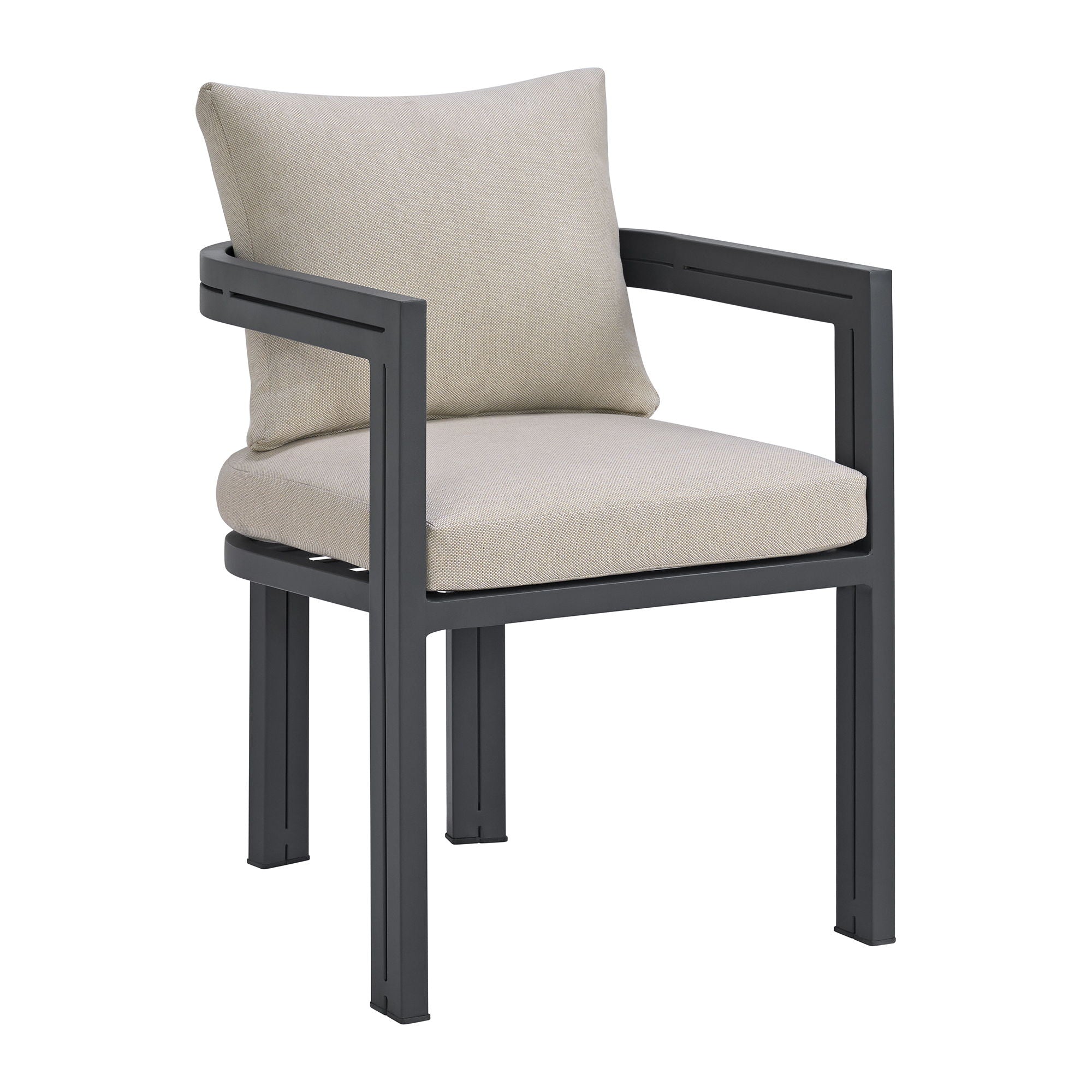 Playa - Dining Chair (Set of 2) - Dark Gray / Beige - Stylish Home Furniture