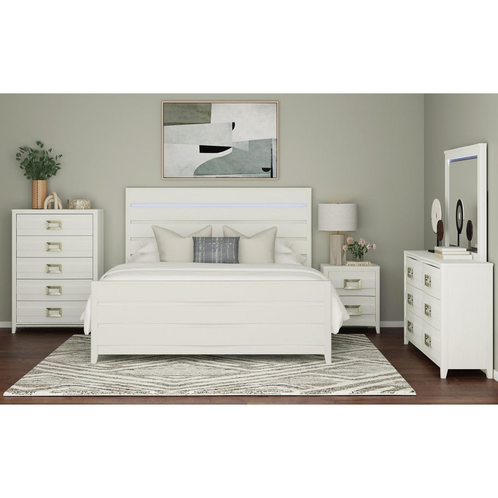 Tobias - Bed With LED - Stylish Home Furniture