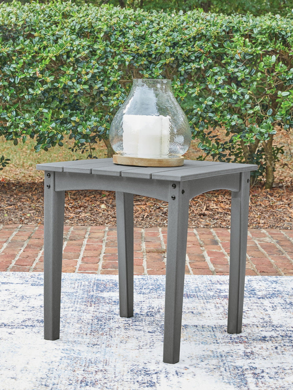 Cove Beach - Square End Table - Gray - Stylish Home Furniture