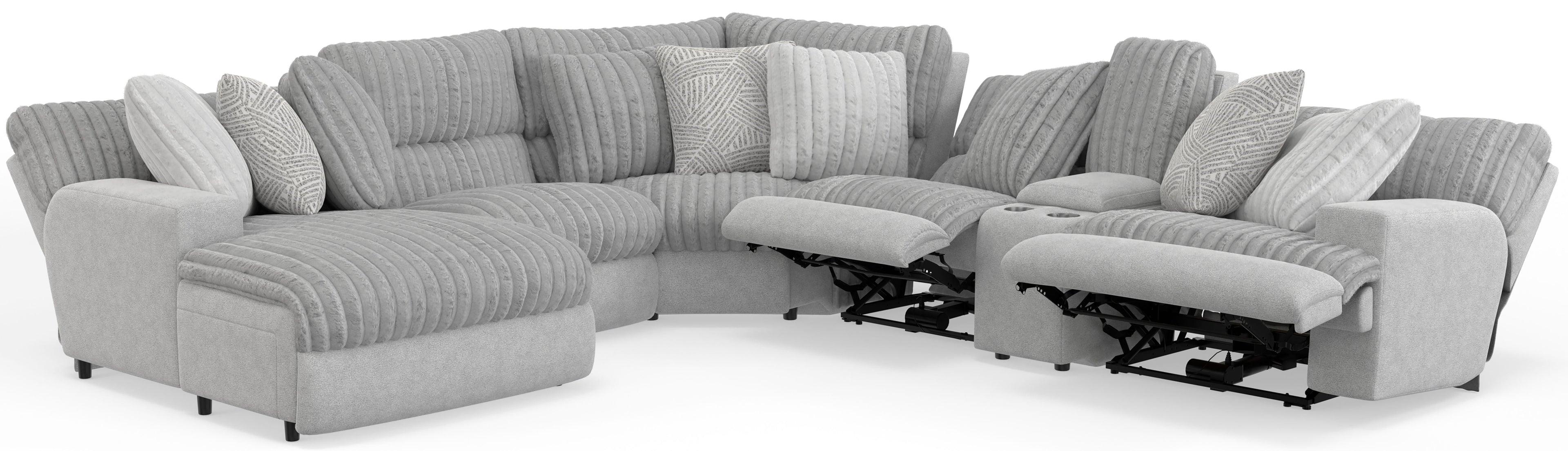 Abraxas - Reclining Sectional - Stylish Home Furniture