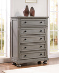 B070 - Chest - Light Gray - Stylish Home Furniture