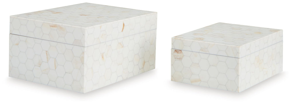 Aldenburg - Box Set (Set of 2) - Cream - Stylish Home Furniture
