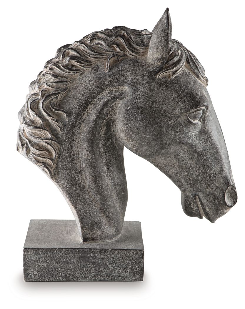 Carnlow - Sculpture - Antique Black - Stylish Home Furniture