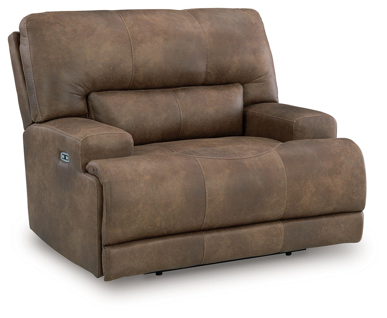 Beckley Place - Power Recliner With Adjustable Headrest - Earth - Stylish Home Furniture