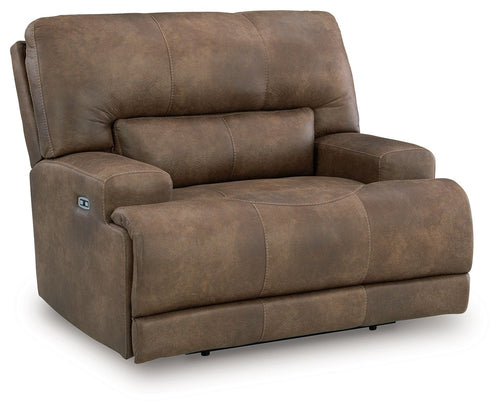 Beckley Place - Power Recliner With Adjustable Headrest - Earth - Stylish Home Furniture