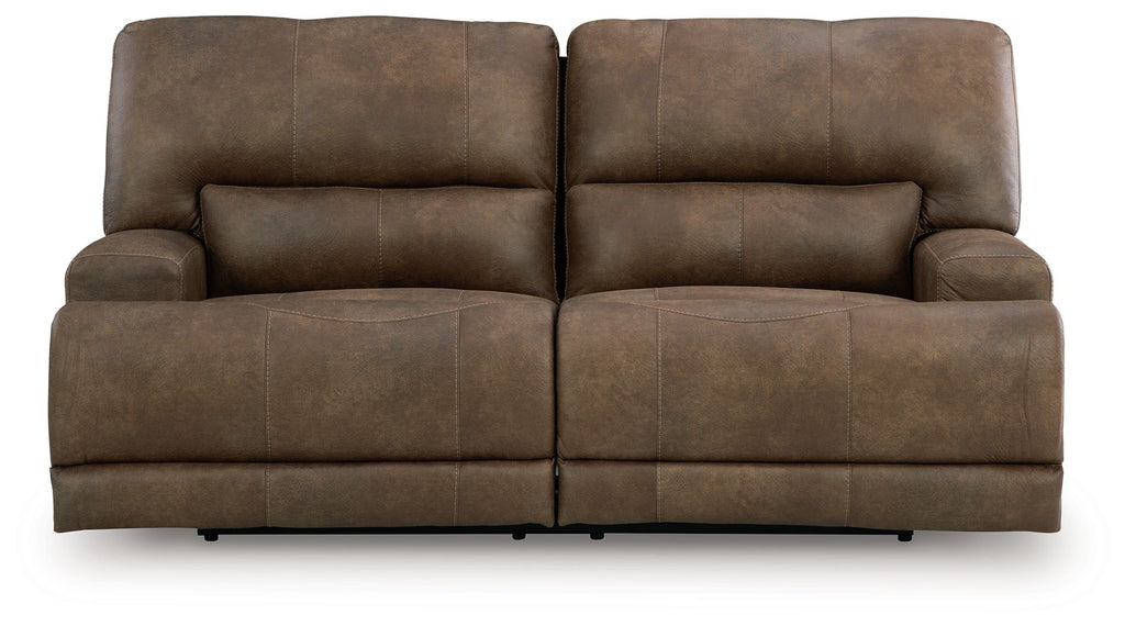 Beckley Place - 2 Seat Power Reclining Sofa With Adjustable Headrest - Earth - Stylish Home Furniture