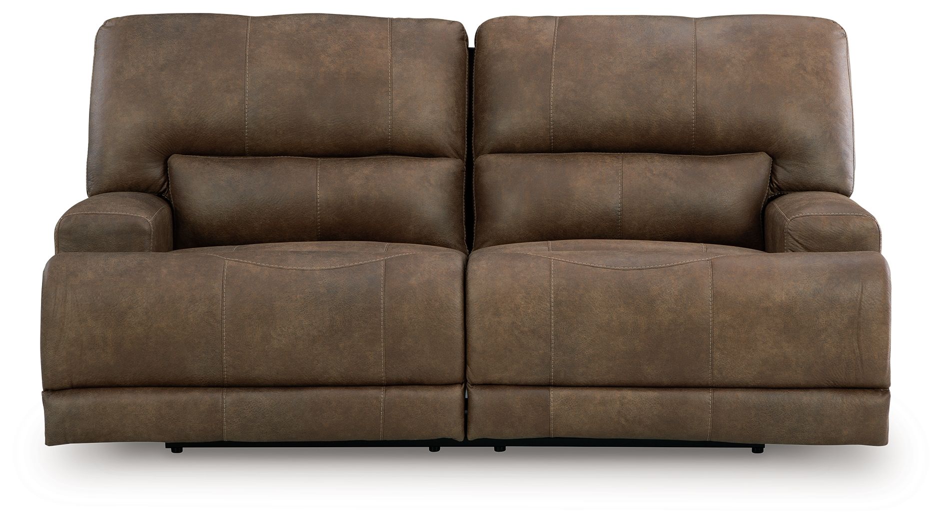 Beckley Place - 2 Seat Power Reclining Sofa With Adjustable Headrest - Earth - Stylish Home Furniture