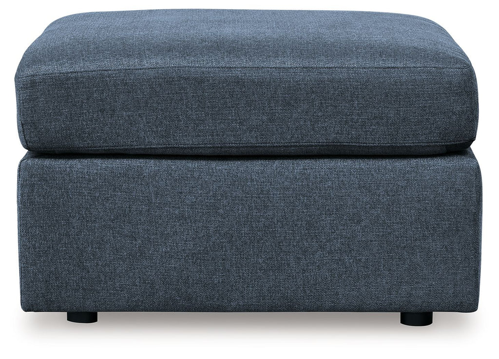 Modmax - Oversized Accent Ottoman - Fabric - Ink - Stylish Home Furniture