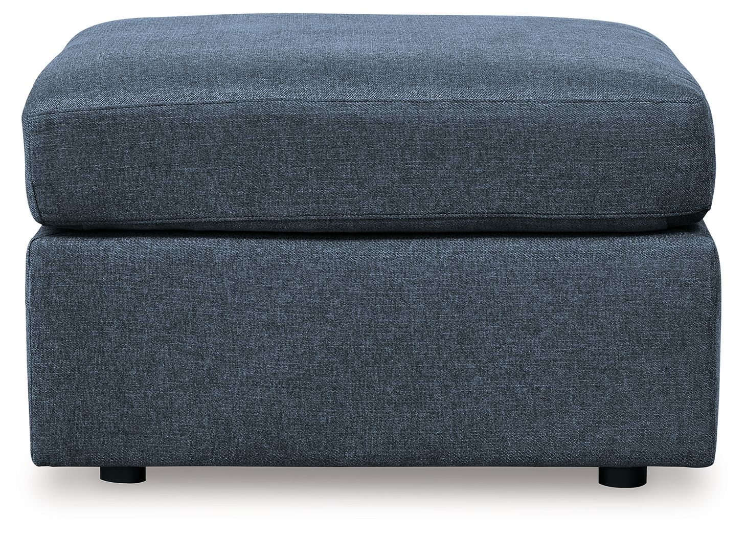 Modmax - Oversized Accent Ottoman - Fabric - Ink - Stylish Home Furniture