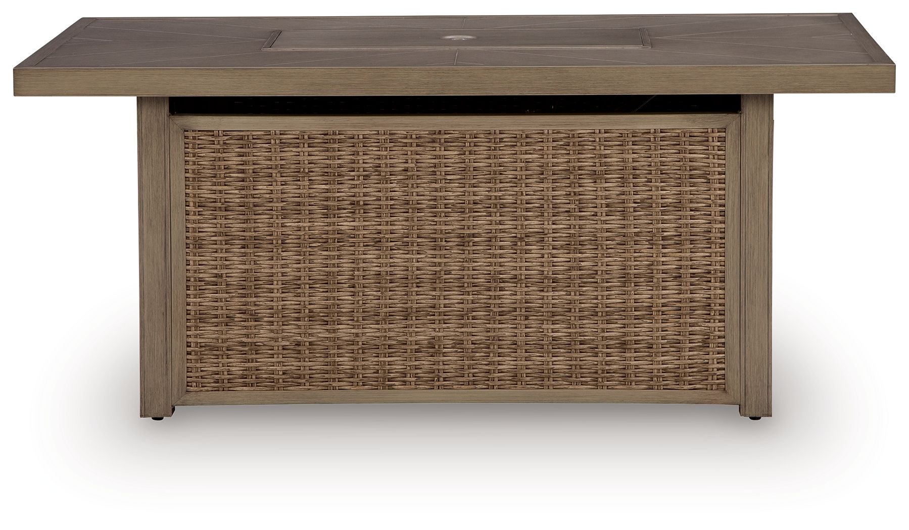 Laguna Heights - Rectangular Fire Pit Table - Beige - Stylish Home Furniture