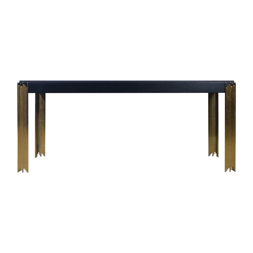 Empire - Table With 4 Chairs - Black - Stylish Home Furniture