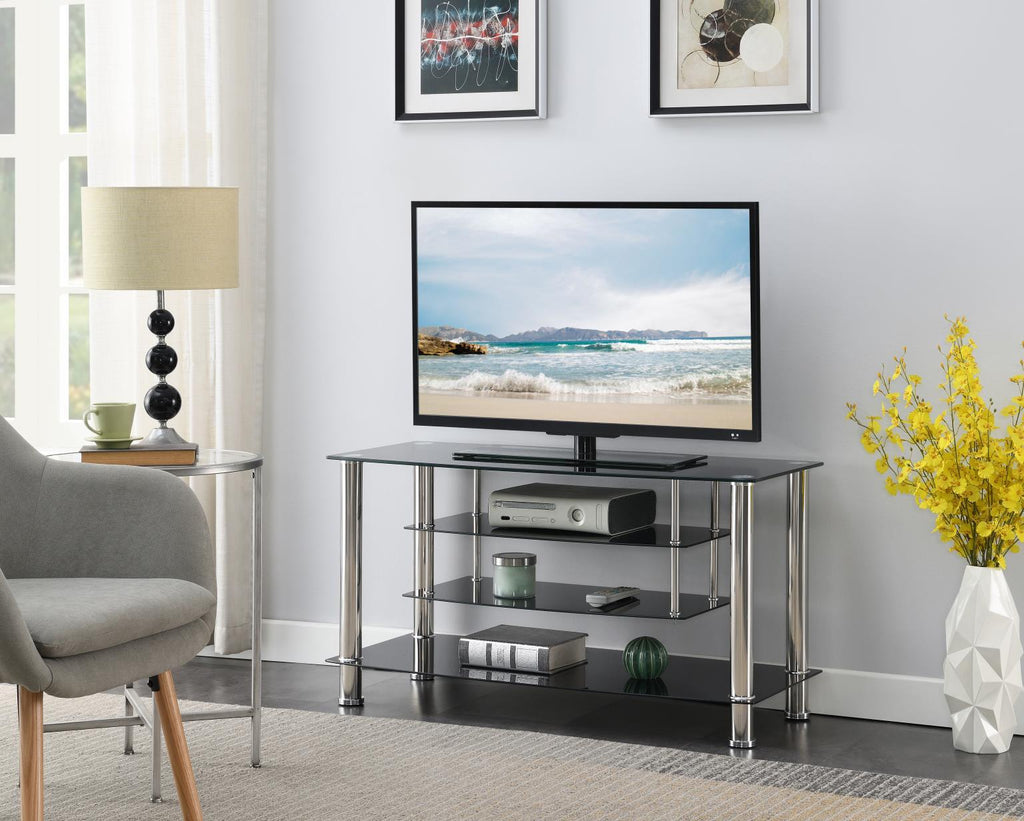 W502 - TV Stand - Black - Stylish Home Furniture