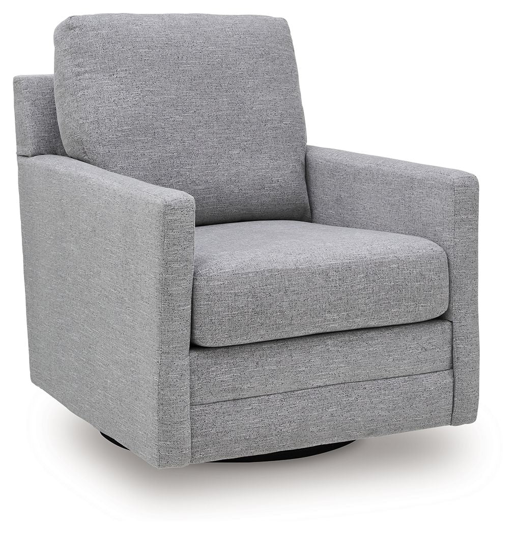 Freybourne Next-Gen Nuvella - Swivel Accent Chair - Stylish Home Furniture