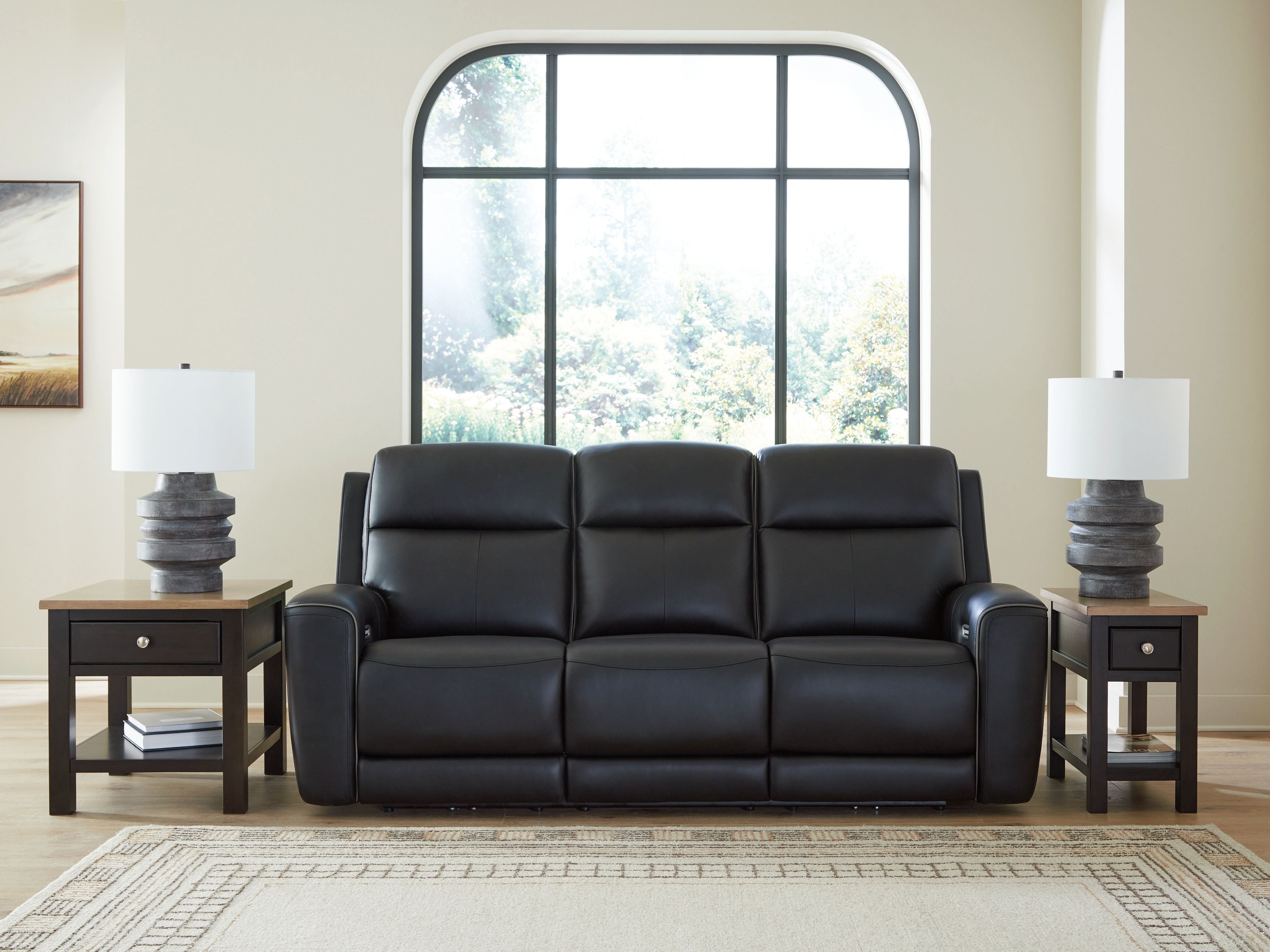 5Z-Comfort - Relaxation - Power Reclining Sofa With Adj Headrest - Stylish Home Furniture