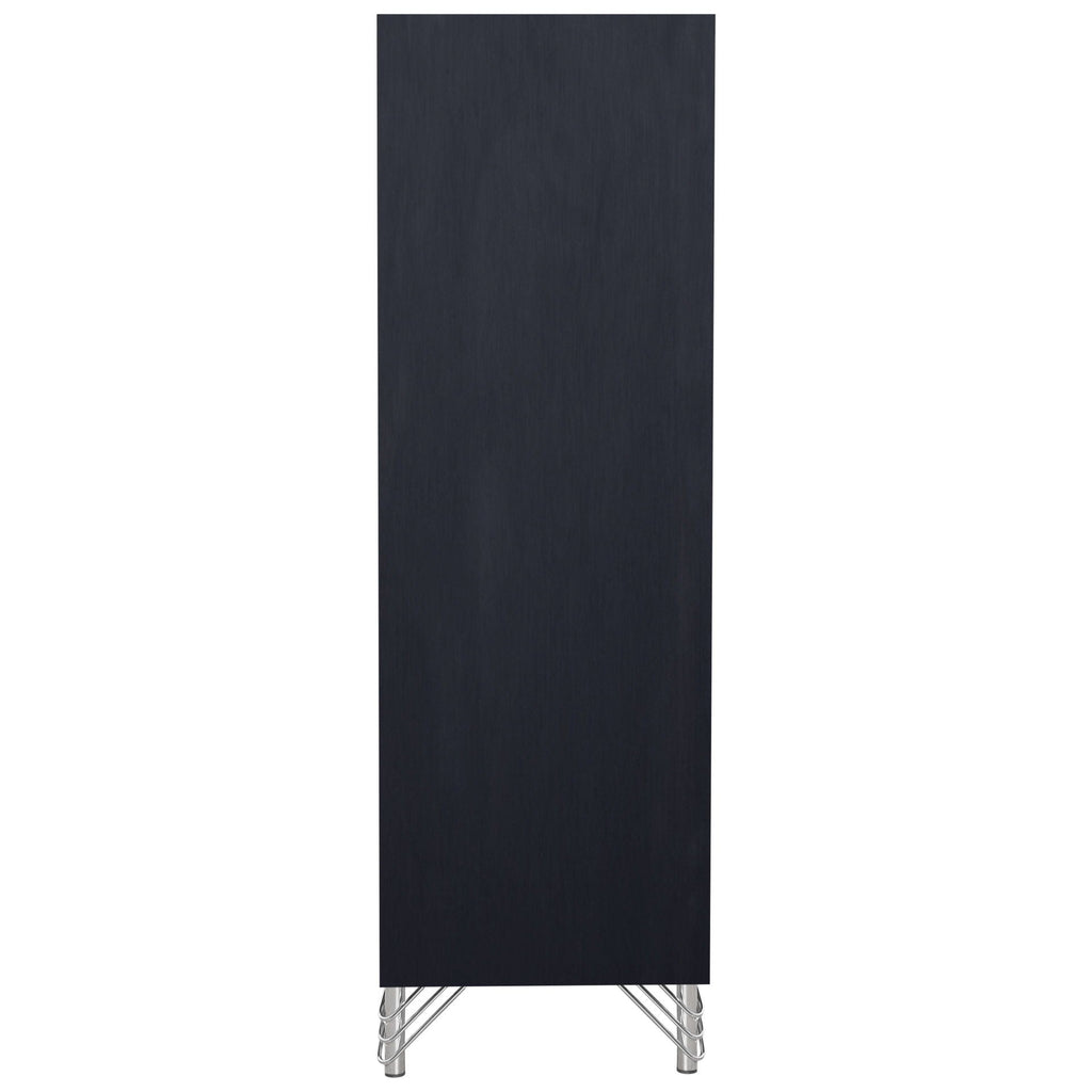 Ava - 5 Drawer Chest - Ebony - Stylish Home Furniture