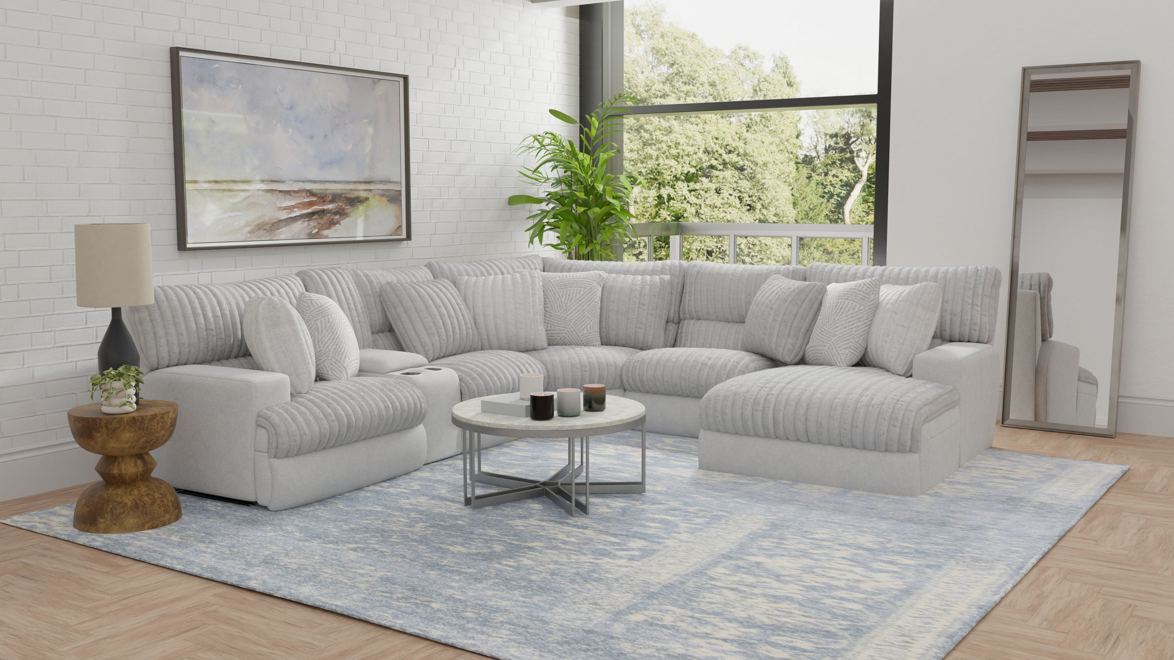Abraxas - Reclining Sectional - Stylish Home Furniture
