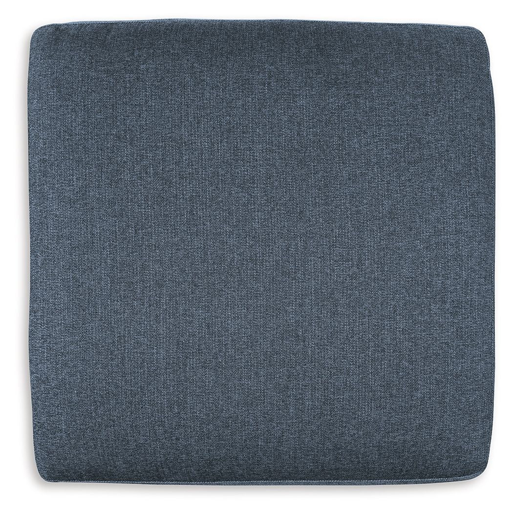 Modmax - Oversized Accent Ottoman - Fabric - Ink - Stylish Home Furniture