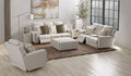 Micah - Power Headrest Power Deep Seat Reclining Sofa - Oatmeal - Stylish Home Furniture
