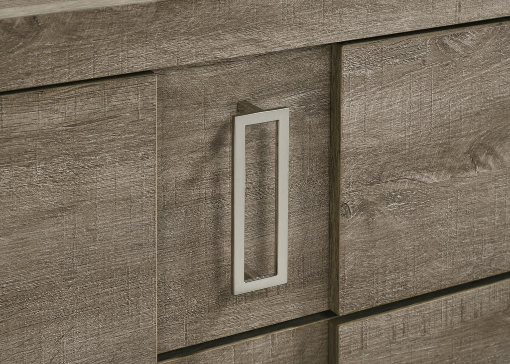 B348 - Nightstand - Weather Oak - Stylish Home Furniture