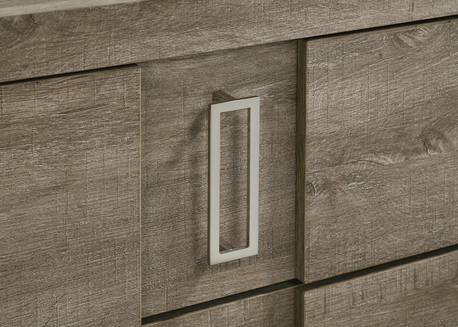 B348 - Nightstand - Weather Oak - Stylish Home Furniture