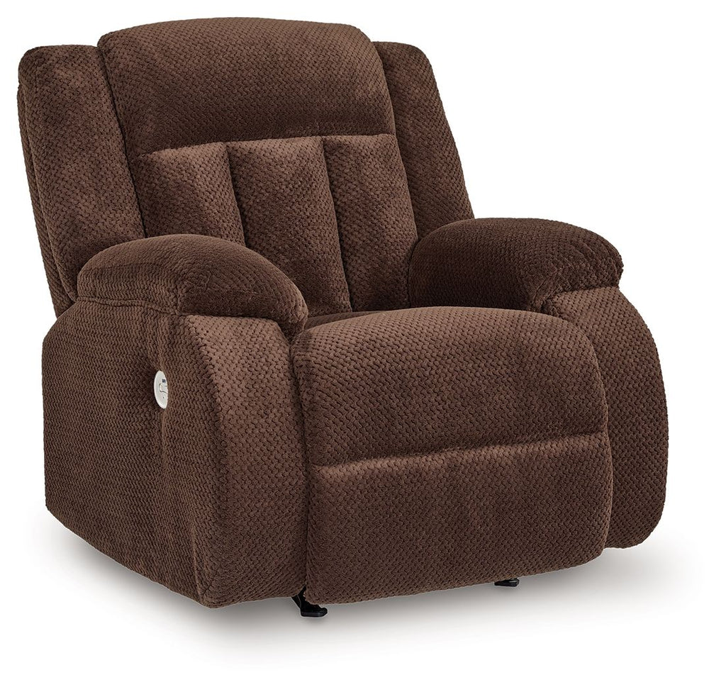 Free Wake - Power Rocker Recliner - Chocolate - Stylish Home Furniture