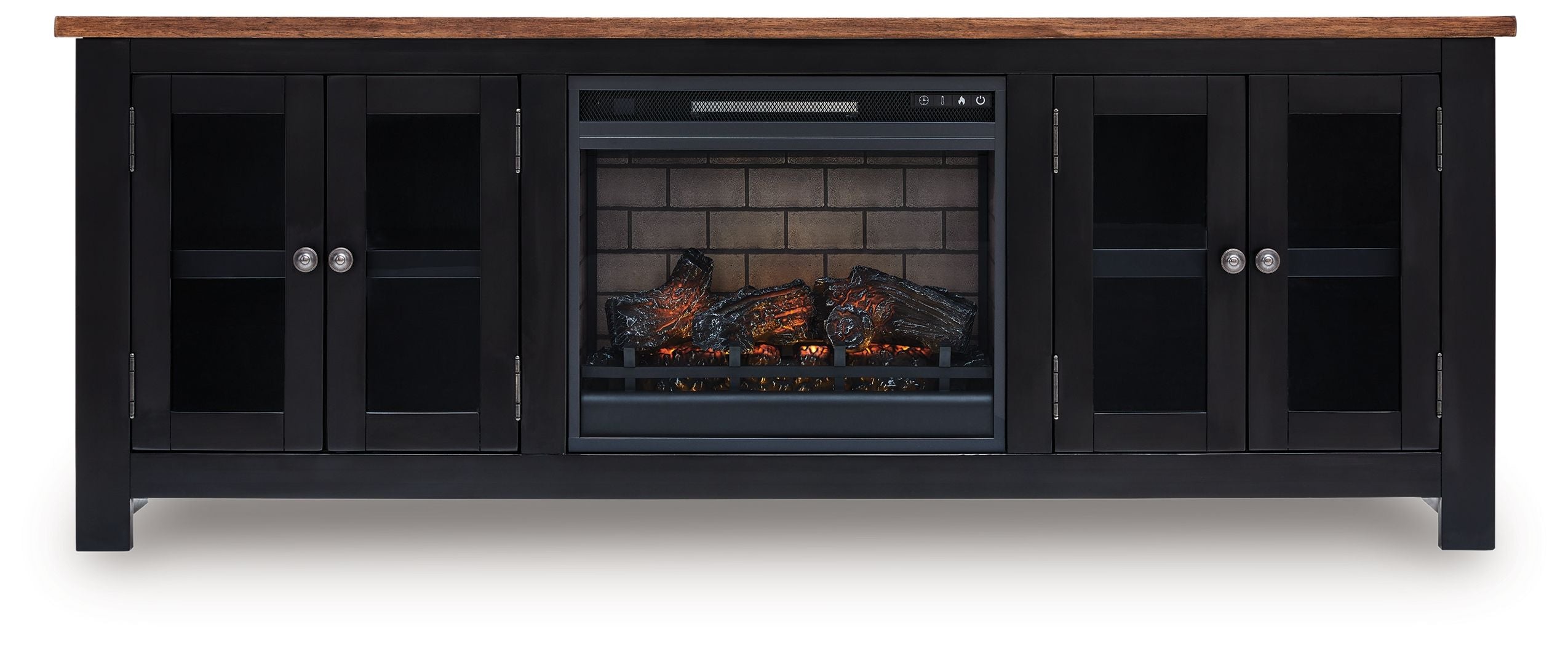 Wildenauer - 76" TV Stand With Electric Fireplace - Stylish Home Furniture
