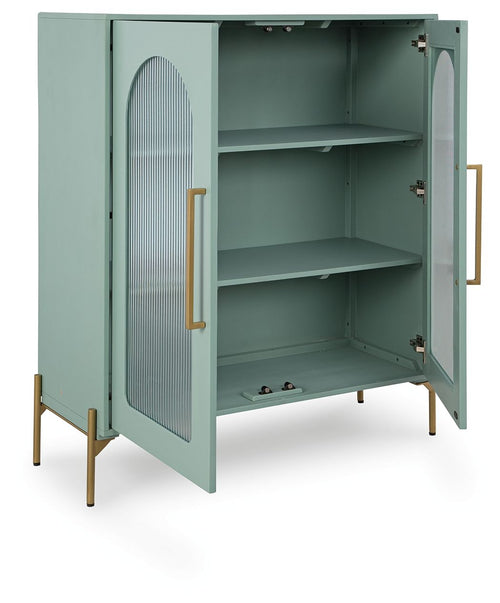 Adwen - Accent Cabinet - Light Green - Stylish Home Furniture