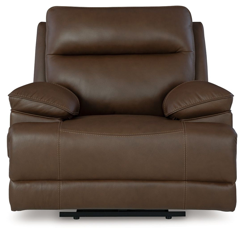Vonryan - Power Recliner / Adj Headrest - Tobacco - Stylish Home Furniture