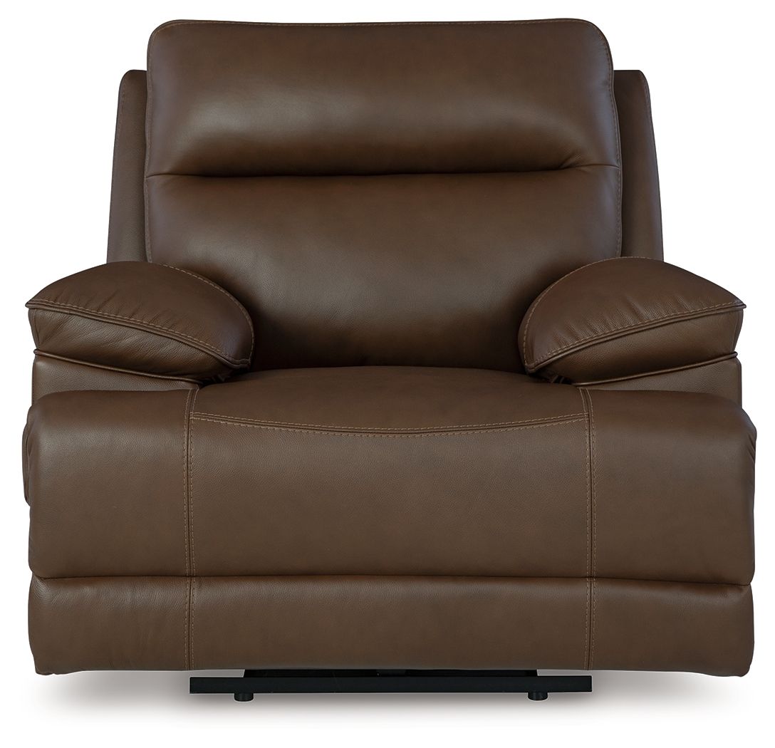 Vonryan - Power Recliner / Adj Headrest - Tobacco - Stylish Home Furniture