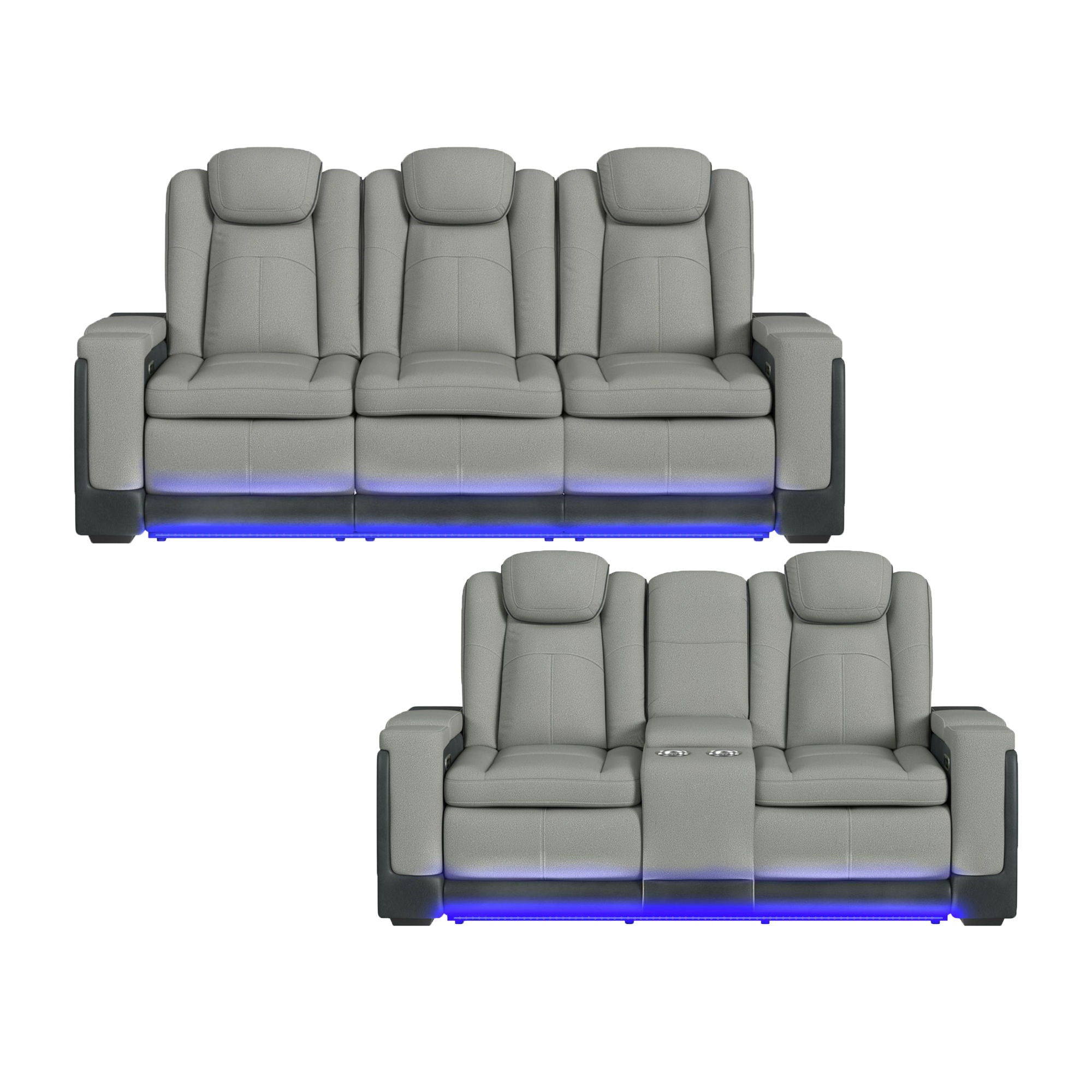 Lantana - Living Room Set - Charcoal - Stylish Home Furniture