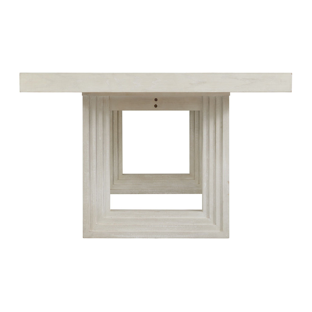 Avalanche - Rectangular Dining Table With 18" Leaf - Antique White - Stylish Home Furniture