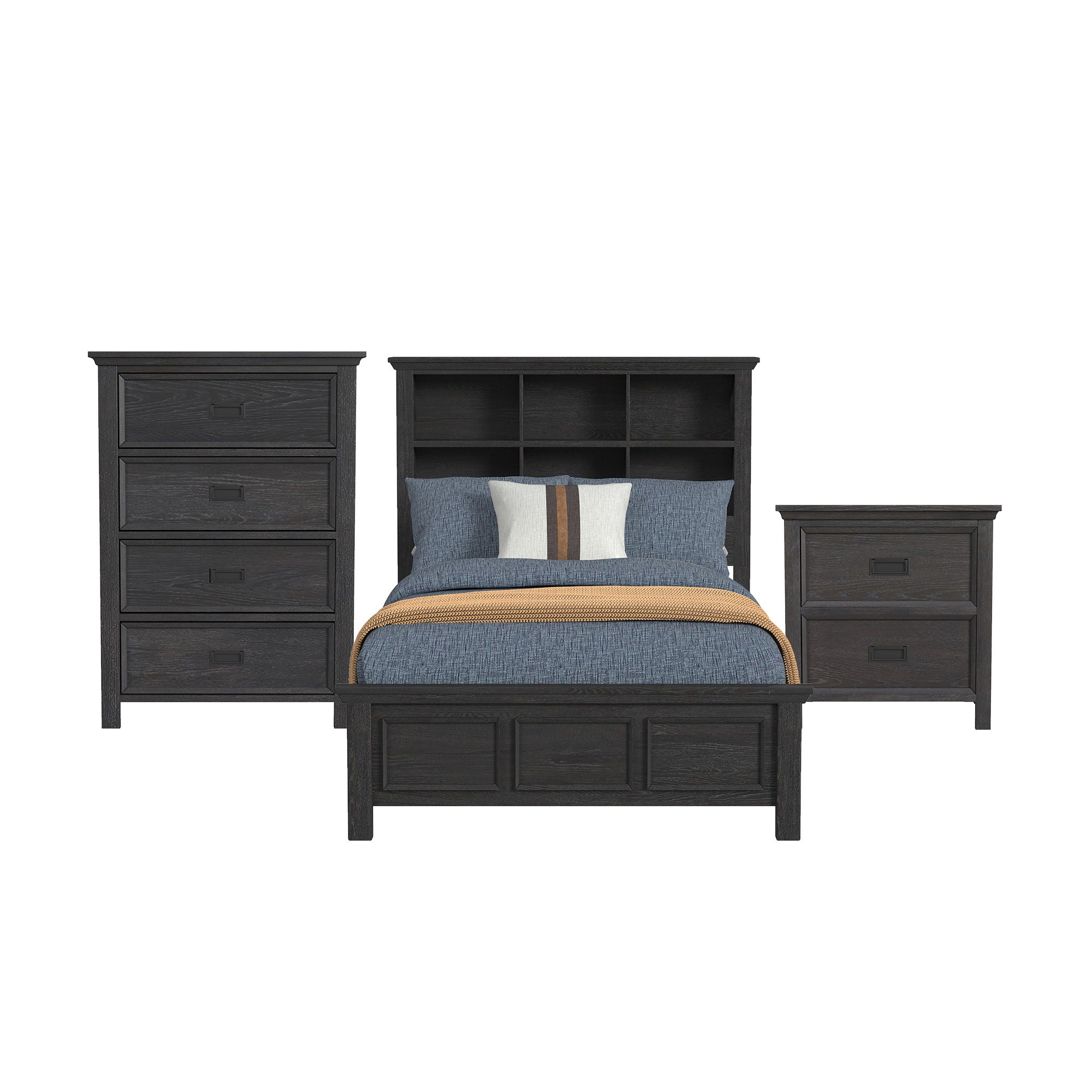 Hampton Kids - Bookcase Bedroom Set - Stylish Home Furniture