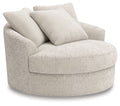 Cuddle Plush - Oversized Swivel Accent Chair - Arctic - Stylish Home Furniture