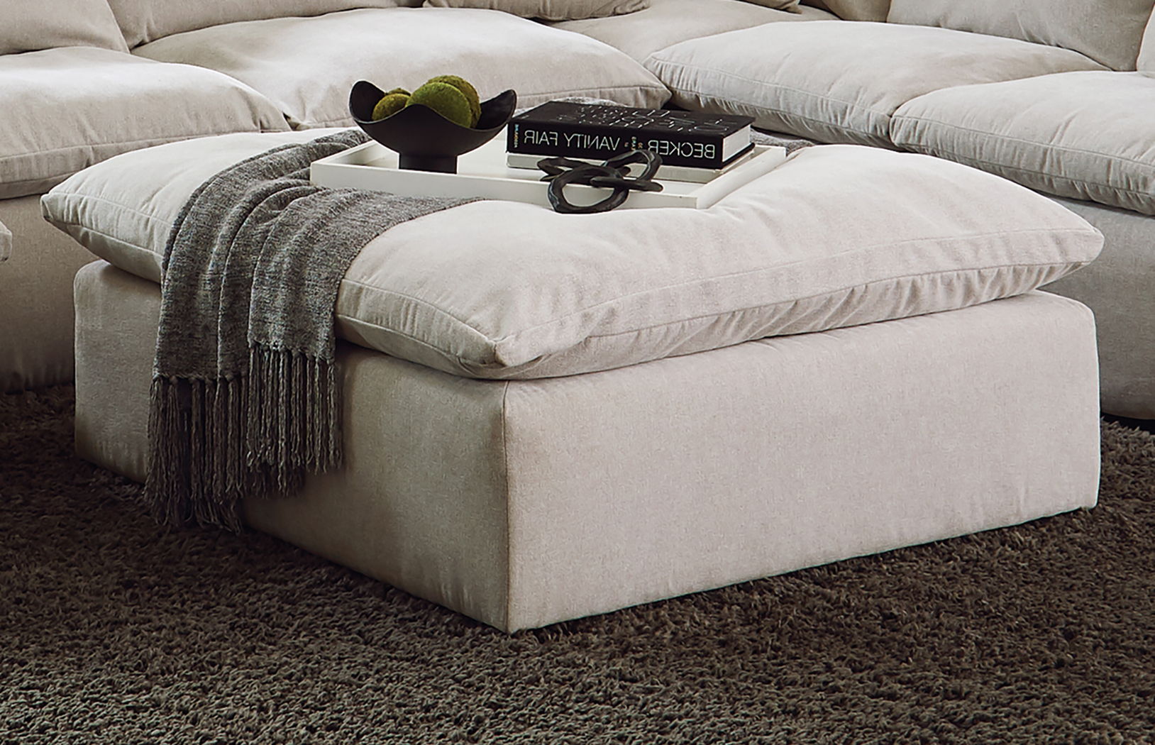 Harper - Cocktail Ottoman - Stylish Home Furniture