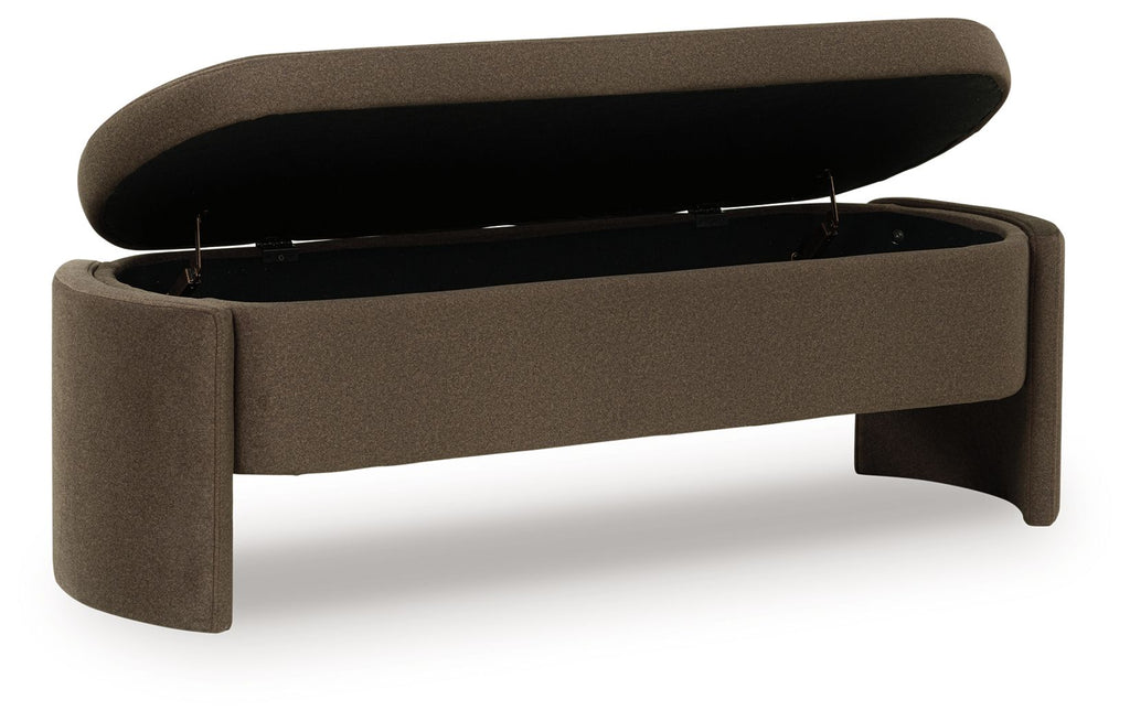 Vavuniya - Storage Bench - Brown - Stylish Home Furniture