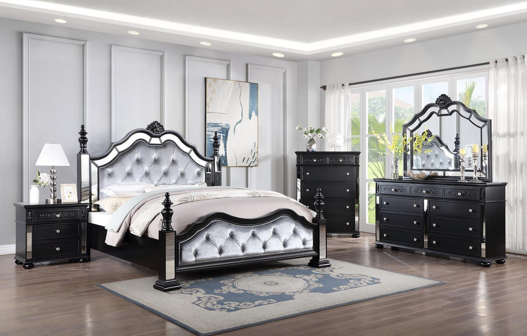 B051 - Dresser - Black - Stylish Home Furniture