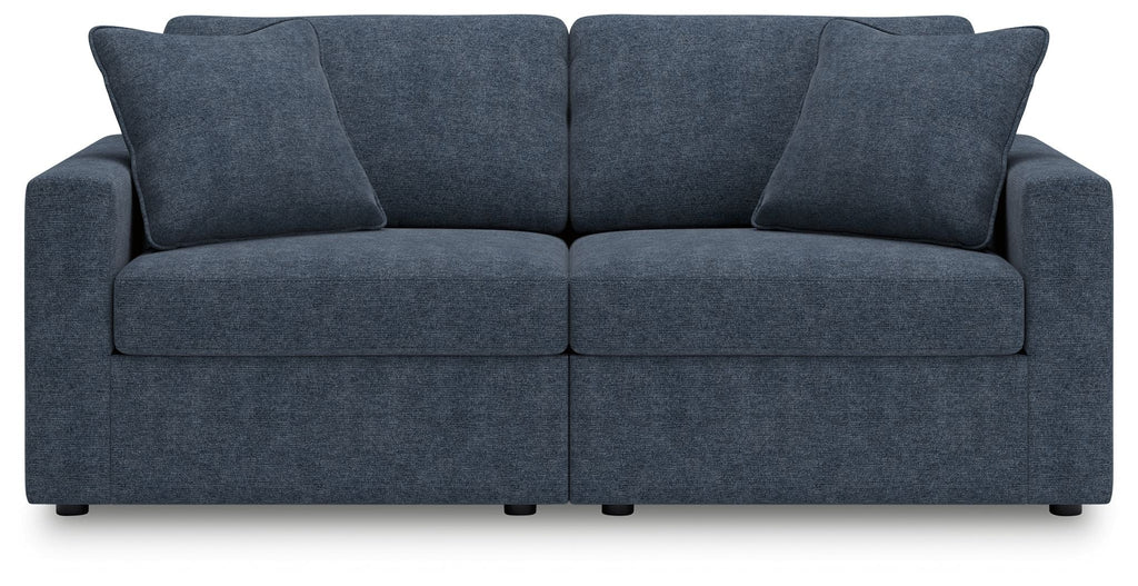 Modmax - 2-Piece Sectional Loveseat - Fabric - Ink - Stylish Home Furniture