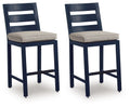East Beach - Barstool (Set of 2) - Blue - Stylish Home Furniture